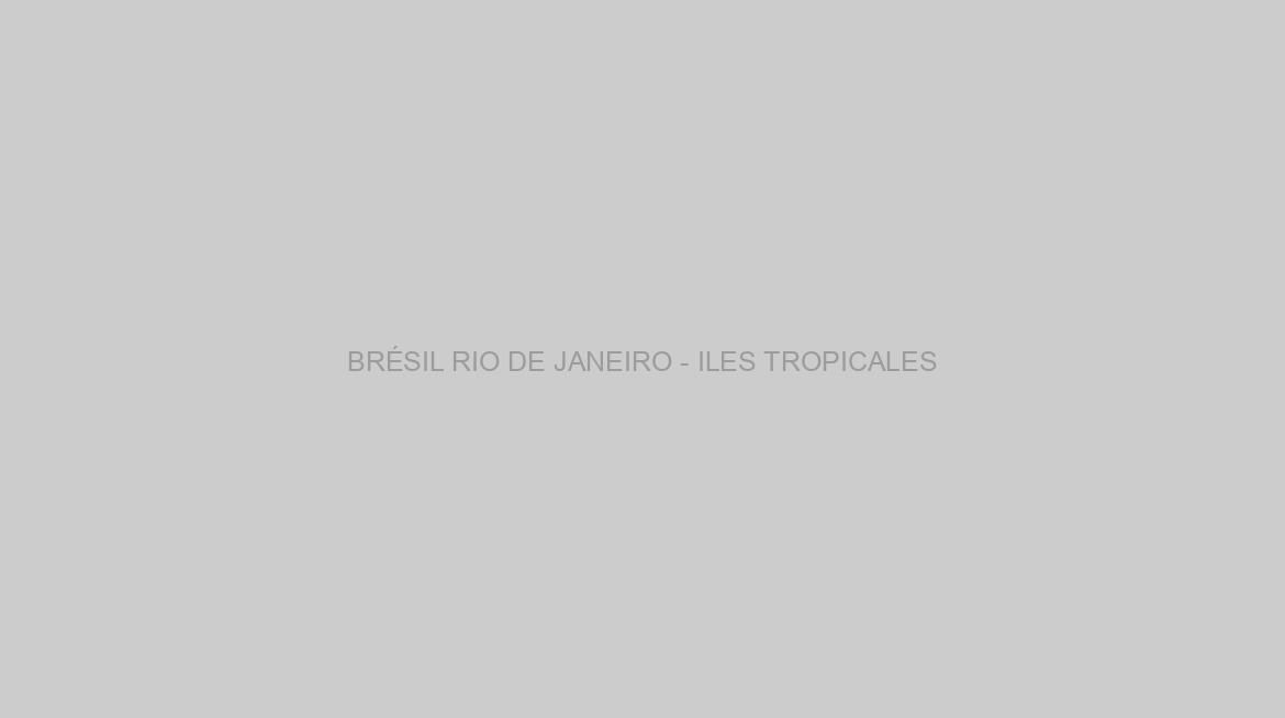 BRÉSIL RIO DE JANEIRO - ILES TROPICALES